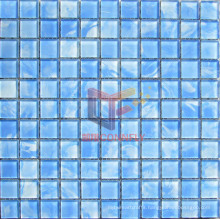 Finger Painting Blue Crystal Bathroom Mosaic (CFC176)
